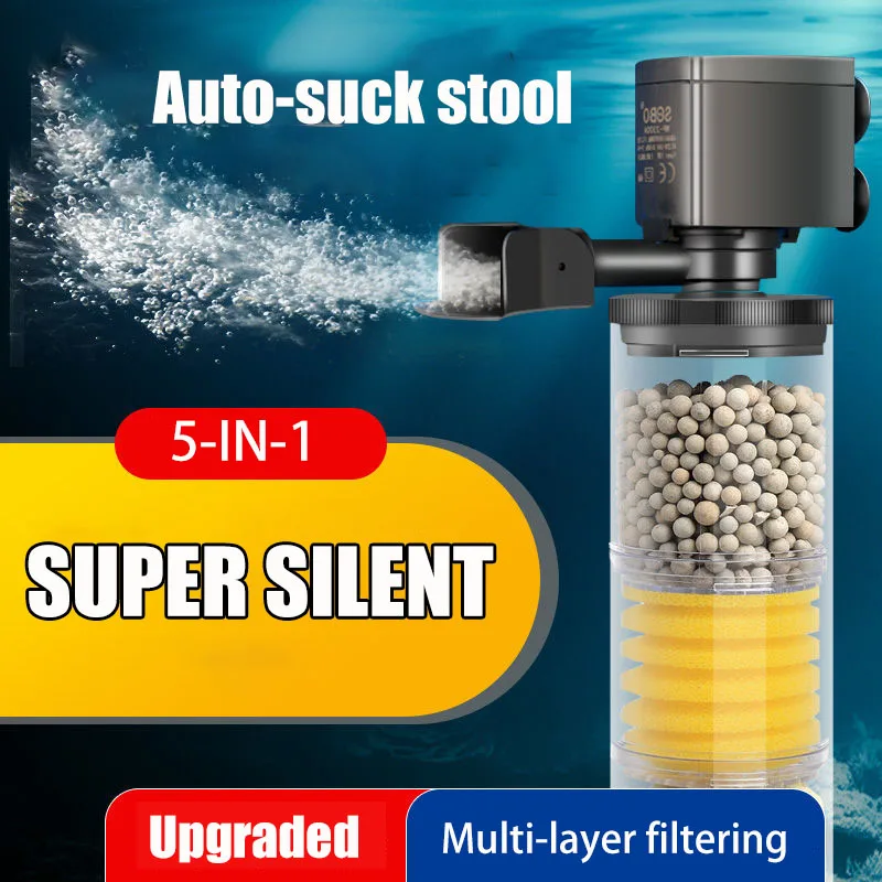 Marine Aquarium Nano - 220V 50Hz cichy filtr do akwarium