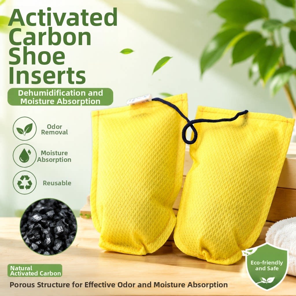 Activated Carbon Bag - Wkładki do butów z węglem bambusowym,