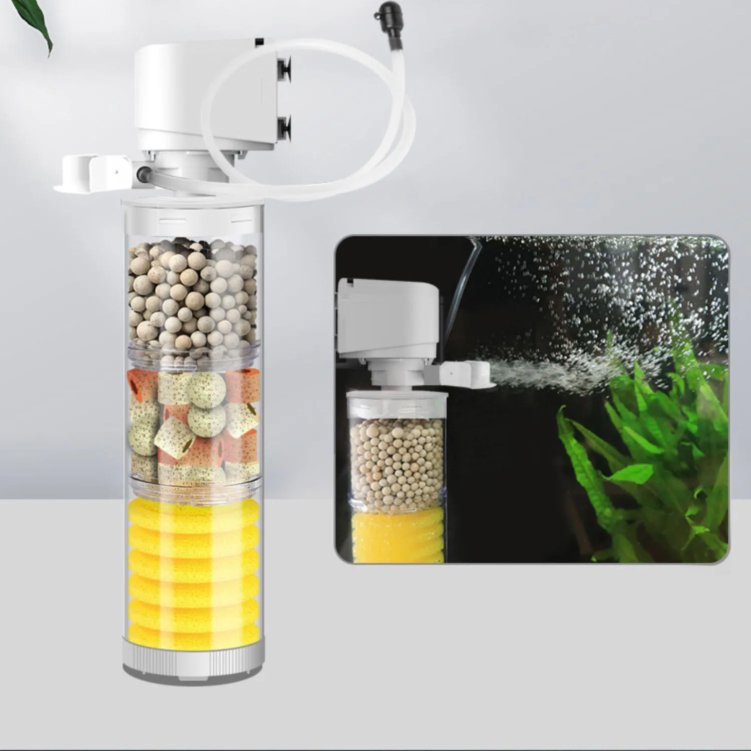 220V 50Hz cichy filtr do akwar – Marine Aquarium Nano recenzja i cena