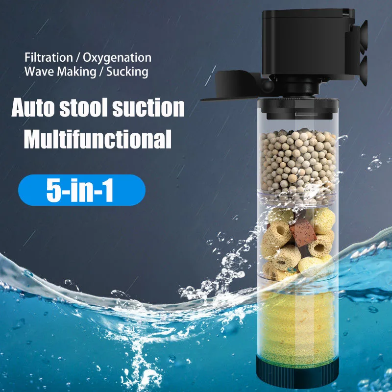 220V 50Hz cichy filtr do akwar – Marine Aquarium Nano recenzja i cena
