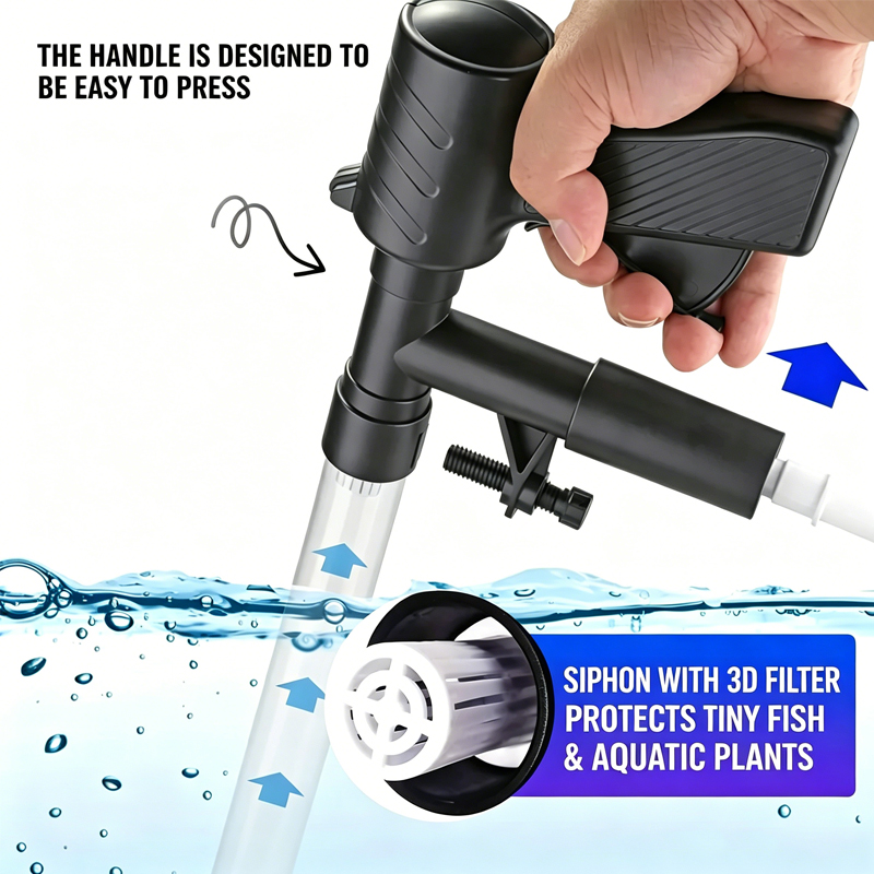 Pompa do wymiany wody w akwari – Marine Aquarium Vacuum recenzja i cena