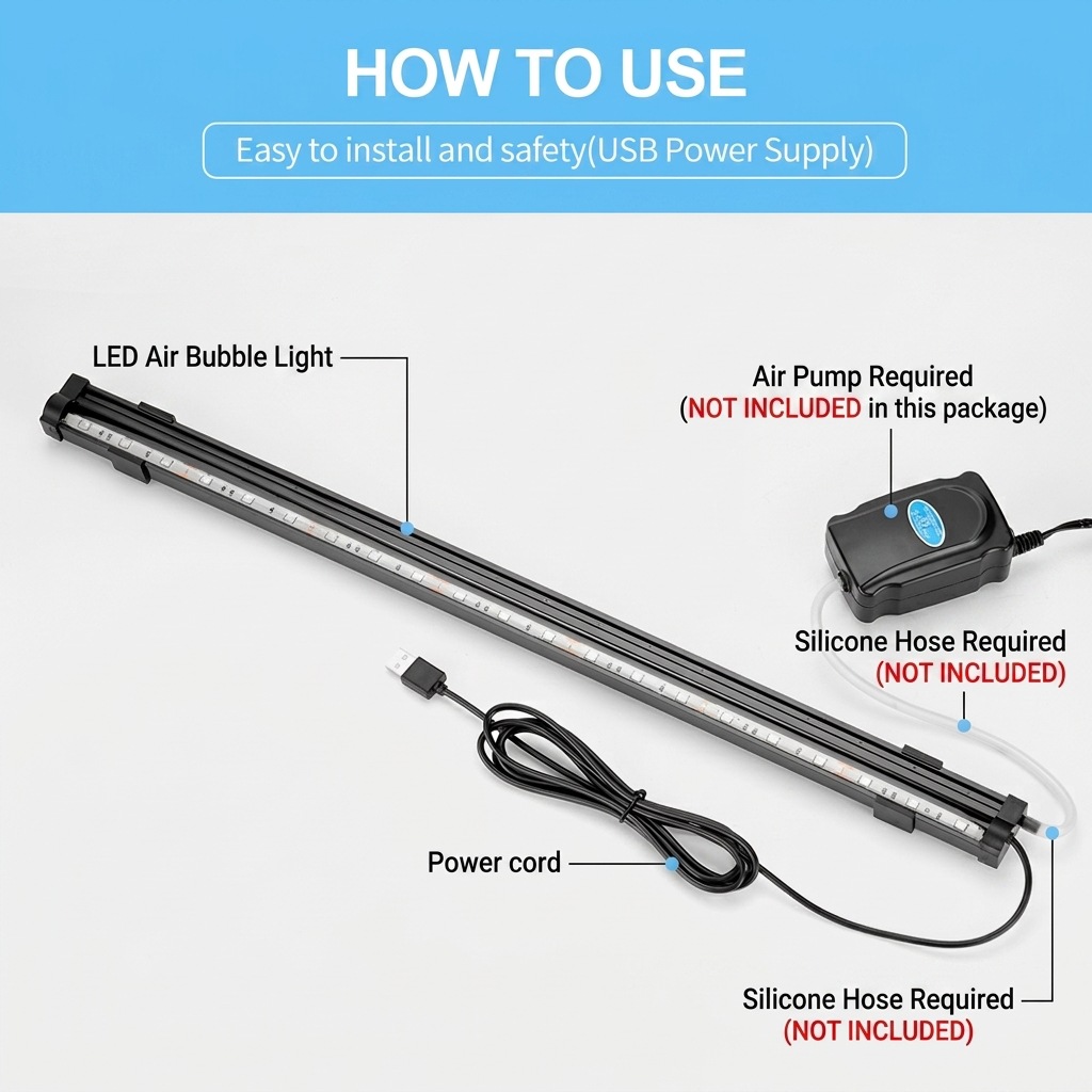 USB LED Lampa do Akwarium z Ef – Marine Aquarium Nano recenzja i cena